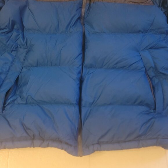 The North Face 700 STOW AWAY Puffer Blue/Grey Jacket Men's size XXL EUC - Picture 3 of 14